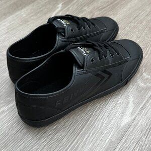 Feiyue Fe Lo 1920 Black Faux Leather